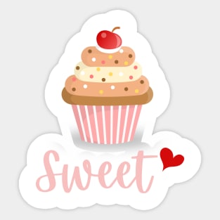 Sweet Cupcake Sticker